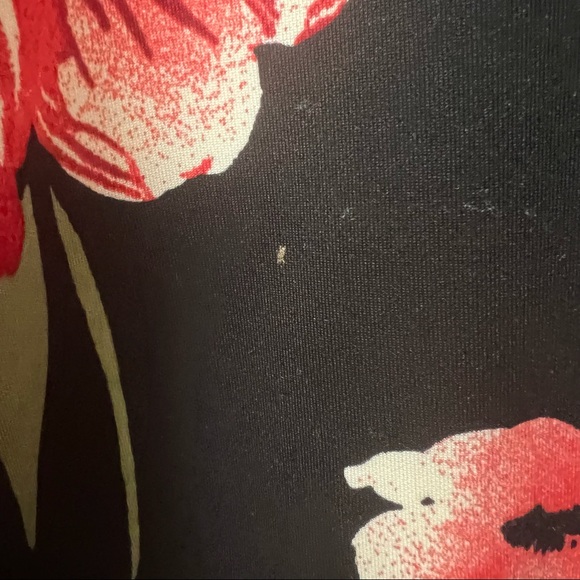 Dark Floral Skater Dress - Picture 6 of 7